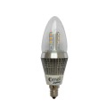 E12 LED Candelabra Base Light Bulb Lamp 7w Warm White Bullet Top Chandelier Bulb 60w